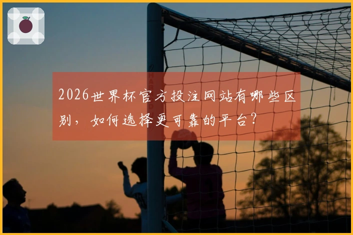 2026世界杯官方投注网站有哪些区别，如何选择更可靠的平台？